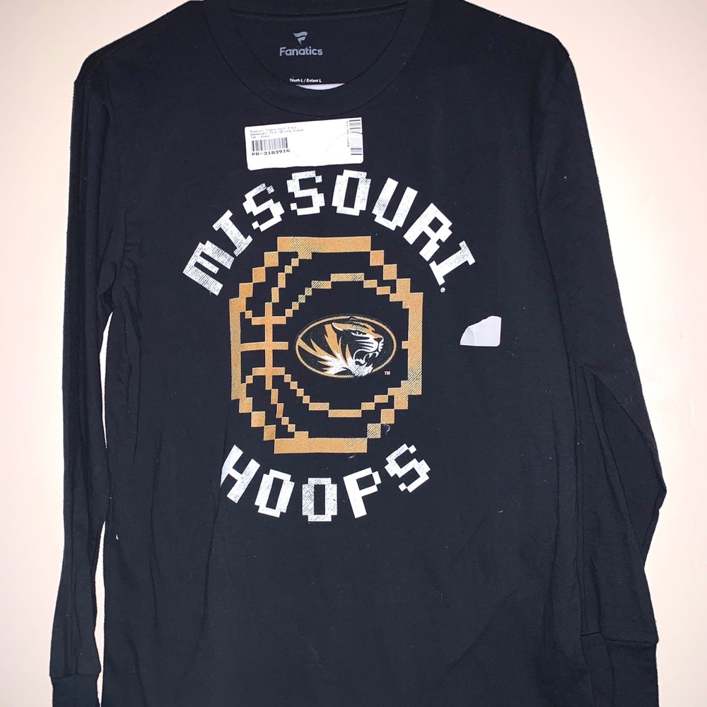 Missouri Hoops - new with tags - Fanatics- youth L